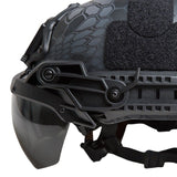 DLP Tactical Heavy-Duty Visor for Helmet Rail Systems - ARC Rail Attachment