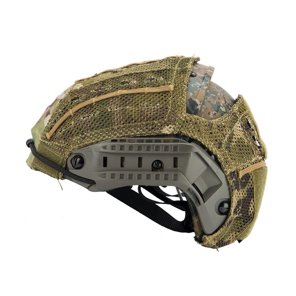 Helmet Cover for Crye AirFrame and Similar Combat Helmets (Camo