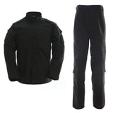 Black BDU Combat Pants + Jacket Set 65/35 Poly/Cotton Rip Stop