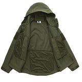 Stalker Soft Shell Waterproof & Windproof Fleece Hooded Jacket - Green