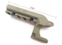 Adaptador de montaje de riel Picatinny táctico DLP para 1911