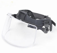 Ballistic Face Shield - Picatinny or Clamp attachment systems