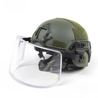 Ballistic Face Shield - Picatinny or Clamp attachment systems