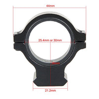 DLP Tactical 1” / 25mm / 30mm Scope Ring Adaptor with Picatinny Rail Mount