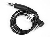 Cable adaptador de conector/auricular/PTT para aviación militar DLP Tactical U93/U174 a Kenwood/Baofeng/Motorola/Midland/Icom/Yaesu