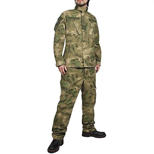A-TACS FG BDU Combat Pants + Jacket Set 65/35 Poly/Cotton Rip Stop