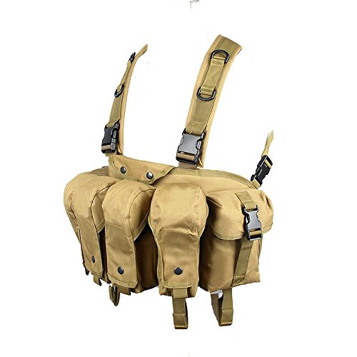 TAYLOR&STONER TS19 Chest Rig Six AR Mag w/Front Pack | REALMENT
