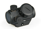 DLP Tactical HD5411 Picatinny Mount Micro Red Dot Sight with 1" Riser Mount
