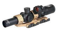 Adaptador de anillo para mira telescópica DLP Tactical de 1”/25 mm/30 mm con montaje en riel Picatinny 