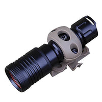 Soporte de linterna giratorio de 1” para casco equipado con riel ARC 