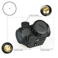 DLP Tactical HD5411 Picatinny Mount Micro Red Dot Sight with 1" Riser Mount