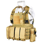 DLP Tactical RRV Chest Rig MOLLE Vest with Four Pouches