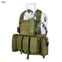 Chaleco táctico DLP RRV Chest Rig MOLLE con cuatro bolsillos