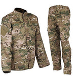 Conjunto de pantalón y chaqueta de combate BDU de camuflaje Rip Stop 65/35 poliéster/algodón