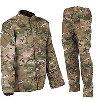 Conjunto de pantalón y chaqueta de combate BDU de camuflaje Rip Stop 65/35 poliéster/algodón
