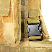 Chaleco táctico DLP RRV Chest Rig MOLLE con cuatro bolsillos