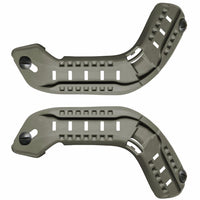 Kit de riel lateral para accesorios tácticos DLP para casco de combate ACH/MICH