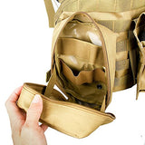 Chaleco táctico DLP RRV Chest Rig MOLLE con cuatro bolsillos