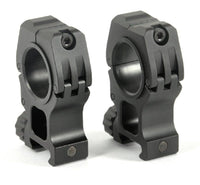 DLP Tactical QD Picatinny Rail Scope Mount Rings for 30mm & 1" Telescopic Sights