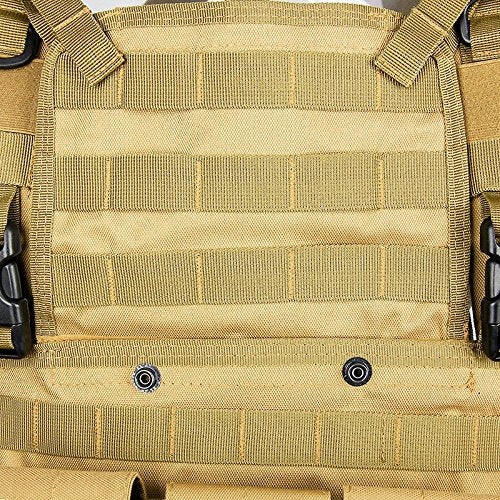 DLP Tactical RRV Chest Rig MOLLE Vest with Four Pouches