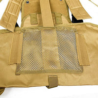 Chaleco táctico DLP RRV Chest Rig MOLLE con cuatro bolsillos
