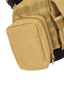 Chaleco táctico DLP RRV Chest Rig MOLLE con cuatro bolsillos
