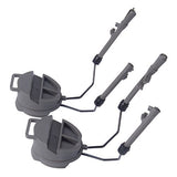 Headset Adaptor set compatible with Helmet ARC Rail and Peltor Headsets