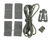 DLP Tactical Helmet Bungee Gear Retention System for OPS-Core FAST, Team Wendy EXFIL, or similar Bump Helmet