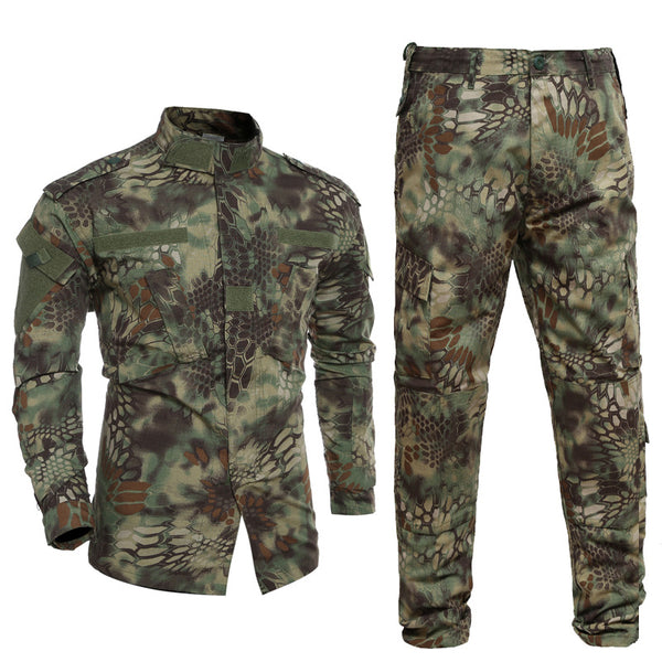 Conjunto de pantalón y chaqueta de combate MAD BDU Rip Stop 65/35 poliéster/algodón