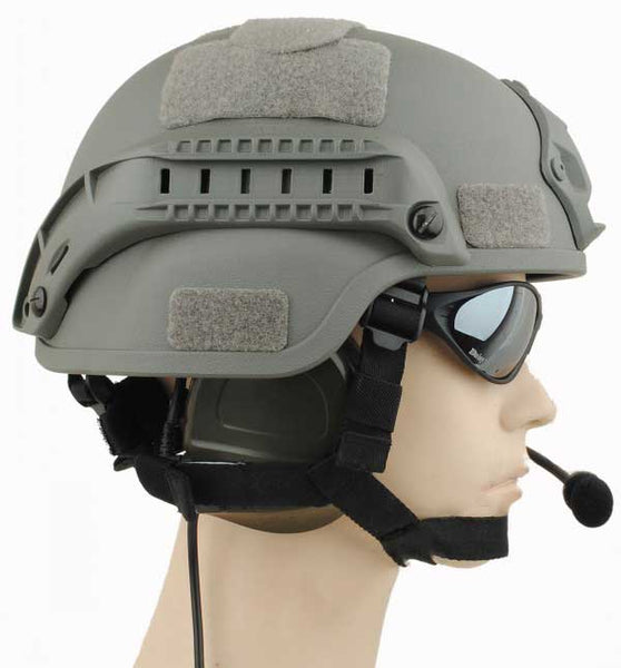 arc rail goggles DLP Tactical MSA style Side ARC Accessory Rail kit for legacy ACH / MI