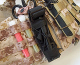 Sistema de amarre elástico Universal Gear para casco/MOLLE/NVG (paquete de 4)