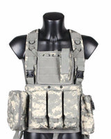 Chaleco táctico DLP RRV Chest Rig MOLLE con cuatro bolsillos