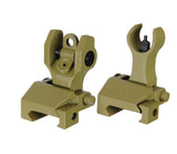 Spartan Metal Folding Front & Rear BUIS Iron Sight Set
