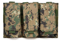 Bolsa para cargadores DLP Tactical Triple Stacker (capacidad para 6 cargadores) .223/5.56 MOLLE 