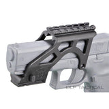 Riel de montaje de mira TAC Limited para Glock Gen 3 y 4