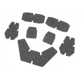 DLP Tactical Enhanced Hook and Loop Fastener Set for Crye AirFrame Helmet