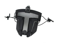 Máscara facial completa de acero y polímero de liberación rápida para casco de combate FAST / ACH / MICH equipado con riel ARC