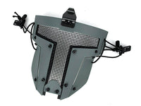 Máscara facial completa de acero y polímero de liberación rápida para casco de combate FAST / ACH / MICH equipado con riel ARC