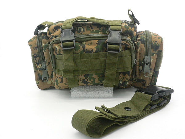 Tactical Sling Chest Bag  Camo Shoulder Molle Bug Out Bag