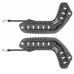 Kit de riel lateral para accesorios tácticos DLP para cascos estilo FAST/XP + correas elásticas para NVG