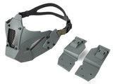 DLP Tactical Quick Release Mesh Steel Face Mask for ARC Rail Equipped FAST / ACH / MICH Combat Helmet