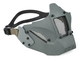 DLP Tactical Quick Release Mesh Steel Face Mask for ARC Rail Equipped FAST / ACH / MICH Combat Helmet
