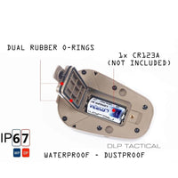 DLP Tactical 6 Gen 3 IR + Visible LED Strobe Emergency Helmet Mounted IFF Marker Light
