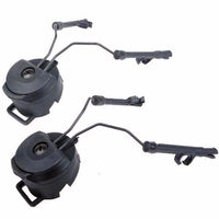 Headset Adaptor set compatible with Helmet ARC Rail and Peltor Headsets