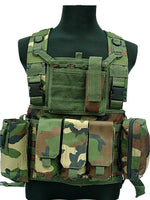 DLP Tactical RRV Chest Rig MOLLE Vest with Four Pouches