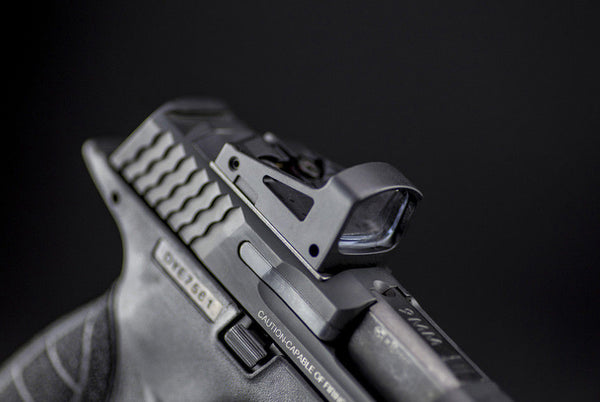 SHOTAC Compact Pistol Red Dot Sight with Shield RMS Footprint - Includes  1913 Picatinny Rail Mount, 1 CR2023 Battery