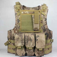 Marinus Cable Releasable MOLLE Plate Carrier Vest with Three Pouches