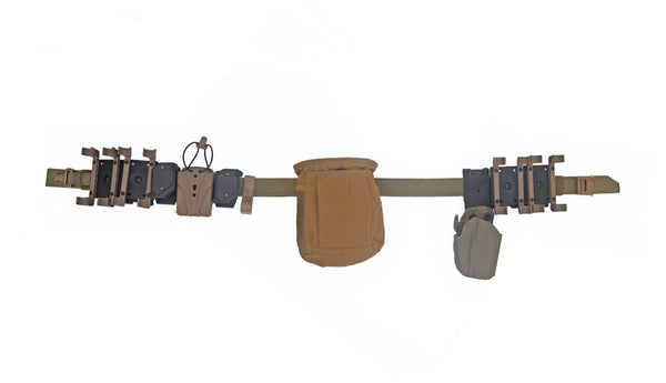 Belt Rig Setup DLP Tactical Complete 3-Gun Competition Belt Rig System with Holster a