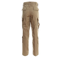 Conjunto de pantalón y chaqueta de combate BDU color tostado Rip Stop 65/35 poliéster/algodón
