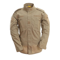 Conjunto de pantalón y chaqueta de combate BDU color tostado Rip Stop 65/35 poliéster/algodón
